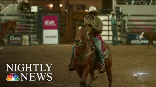 Rodeo Celebrates Black Cowboys And Cowgirls In History Of The American West  NBC Nightly News [upl. by Akiemat]