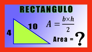 ✅👉 Area de un Triangulo RECTANGULO conociendo la HIPOTENUSA [upl. by Karol]