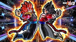 NEW SSJ4 GOGETA amp VEGITO FUSION MOVESET Dragon Ball Xenoverse 2 Custom SSJ4 Gogito Skills amp Combos [upl. by Oicirtap]