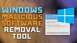 How to use Windows Malicious Software Removal Tool  2022 Tutorial [upl. by Teerpnam]