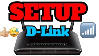 How to Setup DLink DSL Modem Router in 1 Minute [upl. by Ellerad123]