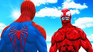 The Amazing SpiderMan vs Carnage  Epic Battle [upl. by Witty845]