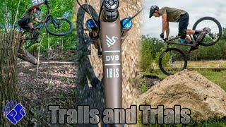 Riding the New Ibis DV9 V2 Trails Trials and some Hardtail Benefits mtb [upl. by Nikos]