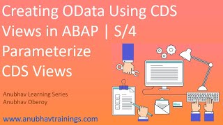 CDS view with param  Create ABAP CDS Views in S4HANA and Expose OData  CDS with parameters odata [upl. by Clementis]