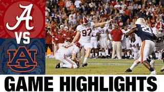 1 Alabama vs 4 Auburn Highlights  2013 College Football Highlights  2010s Games of the Decade [upl. by Wohlert375]