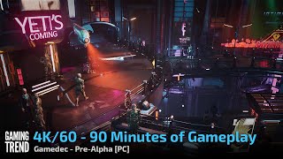 Gamedec  Full PreAlpha Video Playthrough in 4K 60fps  PC Gaming Trend [upl. by Hairabez]