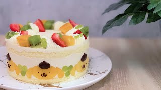 Pom Pom Purin Fruit Yogurt Mousse Cake  布甸狗鮮果乳酪慕斯蛋糕  布丁狗 [upl. by Aleicarg]