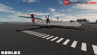 QANTASLINK  Bombardier Q400  ARM  SYD  Chairmens Club [upl. by Teriann]