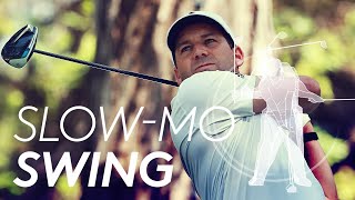 Sergio Garcias golf swing in Slow Motion [upl. by Takara]