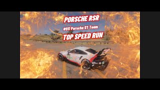 Porsche RSR 911 Porsche GT Team  Top Speed Run On The Highway  Forza Horizon 5 [upl. by Ellie]