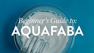 BEGINNERS GUIDE to Aquafaba  Minimalist Baker Recipes [upl. by Barbuto]