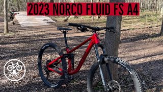 Quick trail ride on the new 2023 Norco Fluid FS A4 [upl. by Josie]