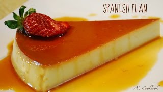 Spanish Flan Caramel Pudding  Easy homemade recipe [upl. by Lativa586]