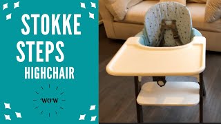 STOKKE STEPS HIGHCHAIR REVIEW [upl. by Lynelle19]