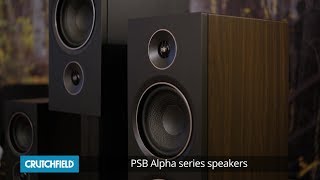 CES 2019 PSB Alpha series speakers  Crutchfield video [upl. by Airamzul837]