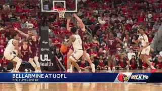 UofL mens basketball beats Bellarmine in hometown showdown [upl. by Fisher]