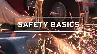 DRONCO Safety Basics  How to properly use an angle grinder [upl. by Yaral]