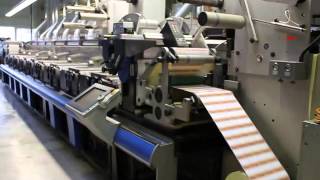 Flexo Label Printing Press GALLUS RCS 330 year 2001 only 24 Million meters [upl. by Lash959]