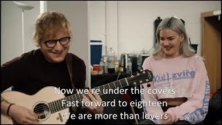 AnneMarie amp Ed Sheeran – 2002 Official Lyrics Video [upl. by Bal5]