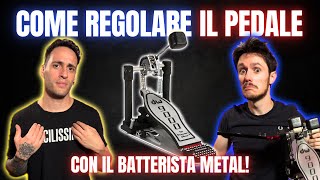 Come REGOLARE il PEDALE della CASSA con ilbatteristametal  Consigli per batteristi [upl. by Darcee]