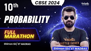 Probability Full Marathon  Class 10  CBSE 2024 🔥 Shimon Sir [upl. by Aniad730]