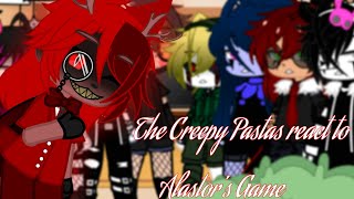 ♤The Creepy Pastas react to Alastors Game♤☆Requested☆ [upl. by Boleyn]