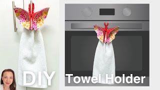 How to make a 3D Butterfly Towel Holder  Easy DIY Gift [upl. by Abbotsen]