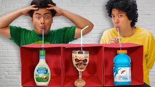 Dont Choose The Mystery DEATH STRAW Drink Challenge [upl. by Marylee]