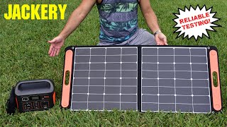 Jackery EXTREME Testing Explorer 500 amp SolarSaga 100W [upl. by Ennaecarg109]