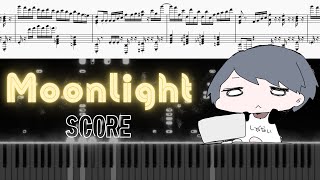 Moonlight しがない高校生 piano arr [upl. by Jestude]