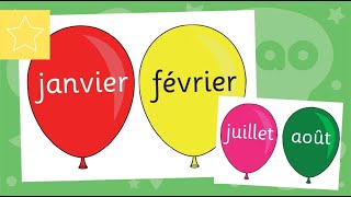 The French Months of the YearFrench Essentials  Basic French For Beginners Learn French Easy [upl. by Ueihtam]