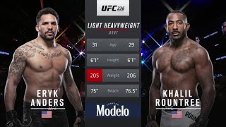 Eryk Anders vs Khalil Rountree Jr [upl. by Ettereve923]