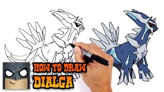 How to Draw Pokemon  Dialga [upl. by Atiuqcir]