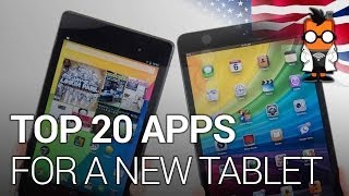 20 Best Apps for A New Tablet [upl. by Ahsikin]