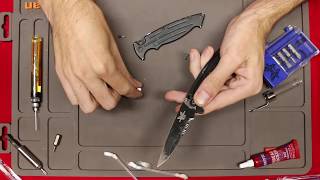 How to Replace Coil Spring on a Automatic Knife [upl. by Inigo134]