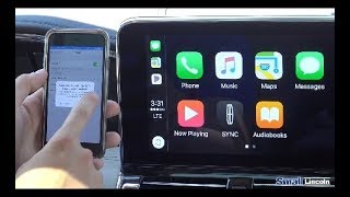 How to Connect Your iPhone to Your Lincoln with Apple CarPlay [upl. by Wylde]