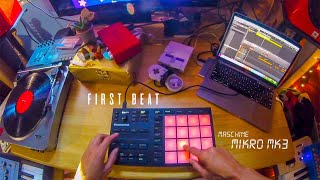 First Beat on Maschine Mikro MK3 [upl. by Leandra]