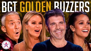 ALL 8 GOLDEN BUZZER AUDITIONS ON BGT 2023 [upl. by Ahsinom]