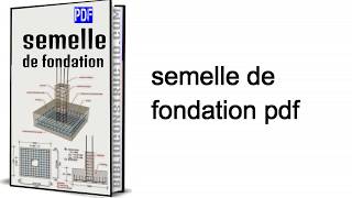 semelle de fondation pdf [upl. by Jolanta403]