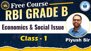 RBI GRADE B Free Course  Economics amp Social Issue  Class 1  CivilsTap [upl. by Colman469]