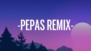 Farruko  Pepas Remix LetraLyrics [upl. by Batsheva]