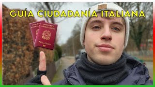 GUÍA para la CIUDADANÍA ITALIANA 2025 🇮🇹 [upl. by Gnart139]