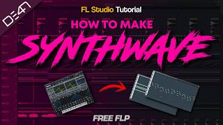 How To Make SYNTHWAVE  FL Studio Tutorial FREE FLP [upl. by Ahsinel106]