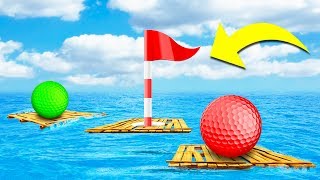 GOLFING ON FLOATING RAFTS Golf It [upl. by Tori]