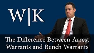 The Difference Between Bench Warrants and Arrest Warrants [upl. by Lalaj]