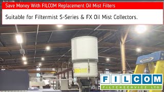 Filcom Filters Suitable For Filtermist S Series amp FX Oil Mist Separators [upl. by Esineg]