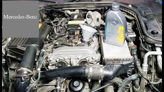 How to Change Engine Oil in MercedesBenz MercedesBenz Cclass and Eclass [upl. by Okiman]