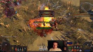 PoE 1st RIP since SSF  Lvl 96 Shattering Steel [upl. by Atiral]