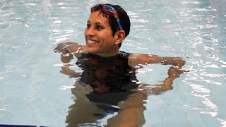 Naga Munchetty inspiring adults to learn to swim [upl. by Llerrut]