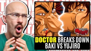 DOCTOR Breaks Down BAKI HANMA vs YUJIRO HANMA  FIGHT INJURIES [upl. by Foss]